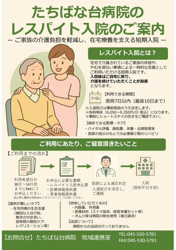 レスパイト　チラシのサムネイル